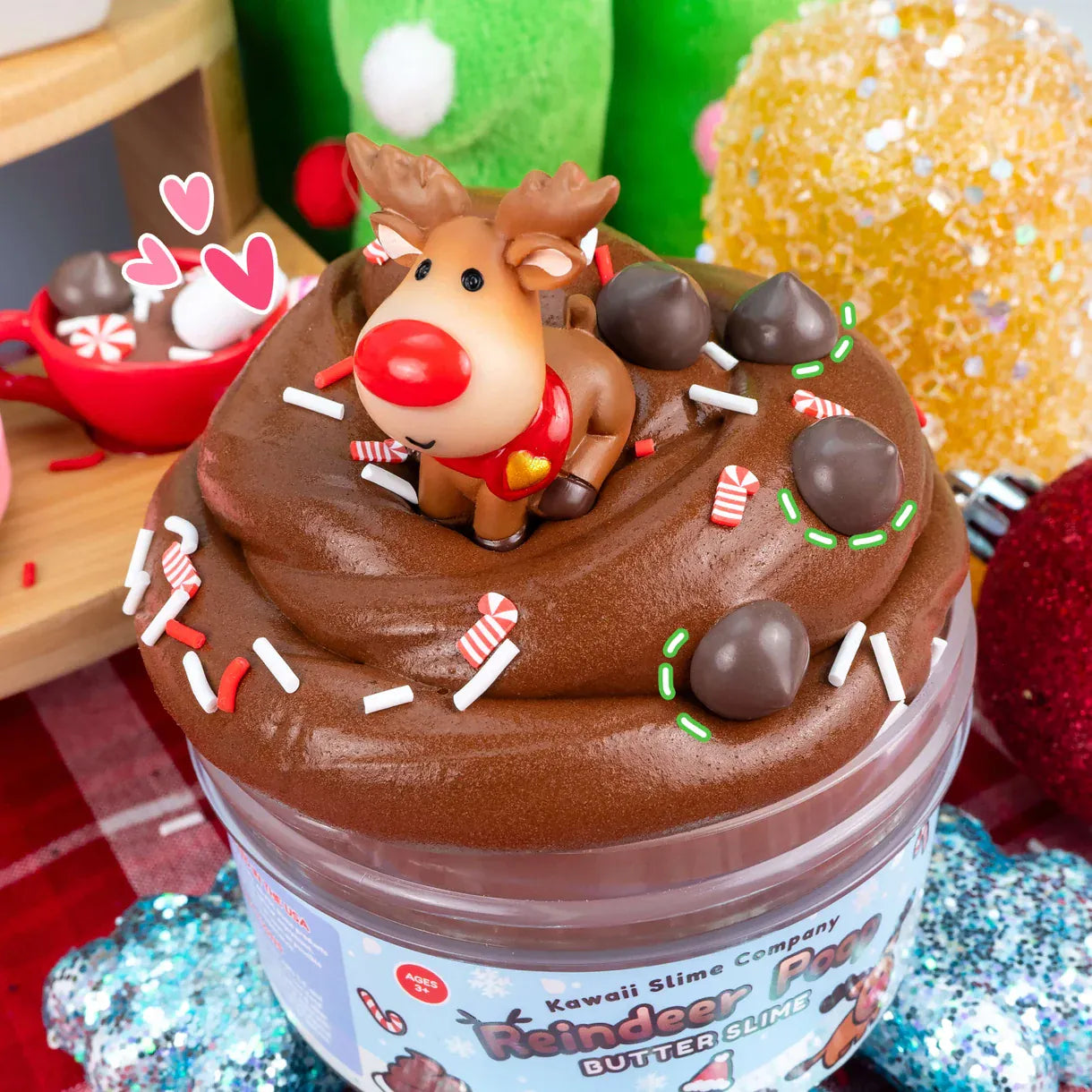 Reindeer Poop Butter Slime Kawaii Slime Company Lil Tulips