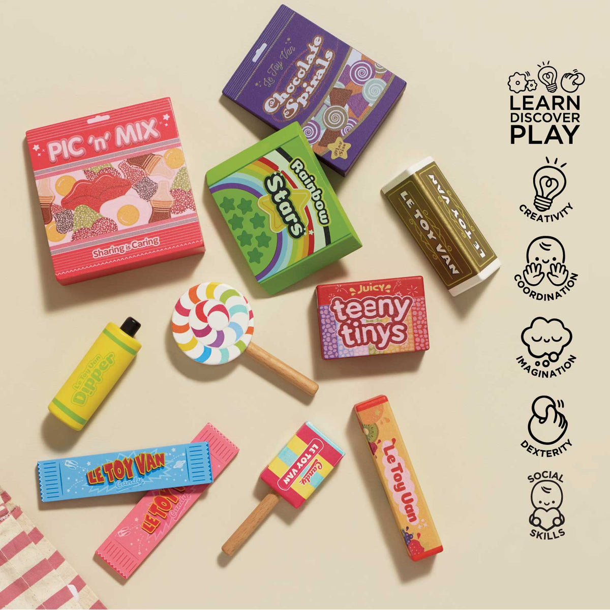 Retro Sweets & Candy Roleplay Set Le Toy Van Lil Tulips