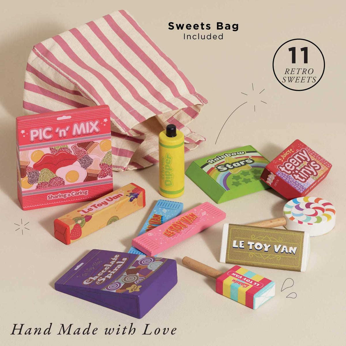 Retro Sweets & Candy Roleplay Set Le Toy Van Lil Tulips