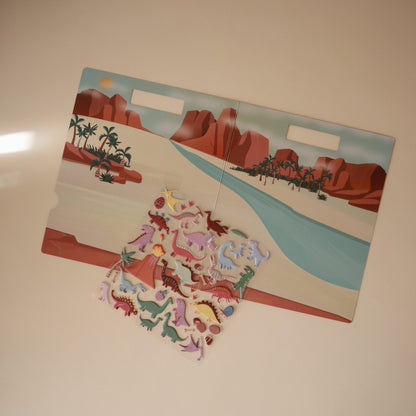 Reusable Sticker Set (Dino) Mushie Lil Tulips