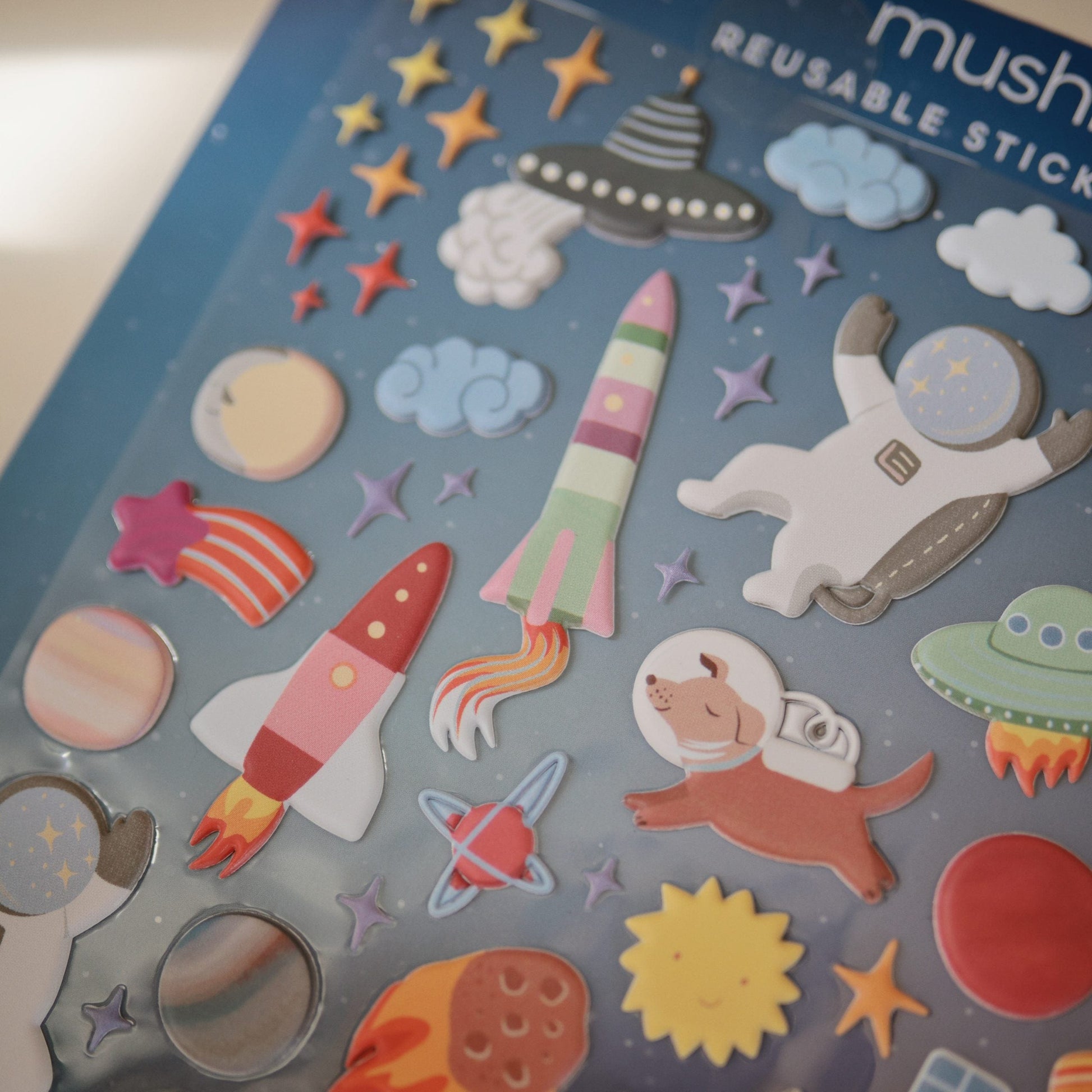 Reusable Sticker Set (Space) Mushie Lil Tulips