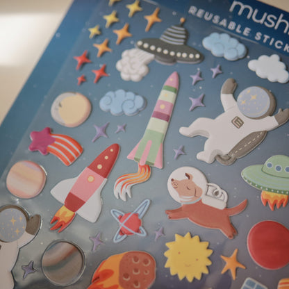 Reusable Sticker Set (Space) Mushie Lil Tulips