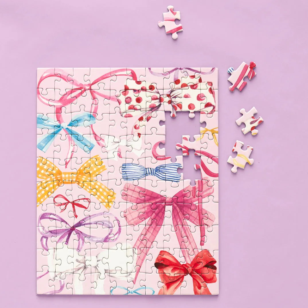 Ribbons & Bows 100 Piece Puzzle Snax WerkShoppe Lil Tulips