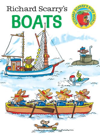 Richard Scarry's Boats Board Book Penguin Random House Lil Tulips