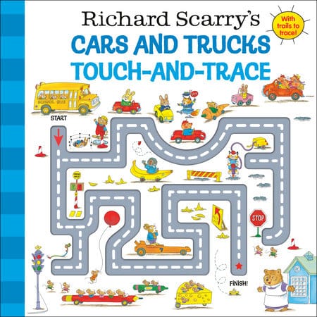 Richard Scarry's Cars and Trucks Touch-and-Trace Penguin Random House Lil Tulips