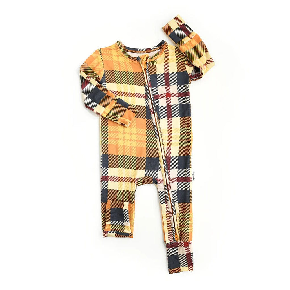 River Plaid Zip Romper Gigi and Max Baby & Toddler Clothing Lil Tulips