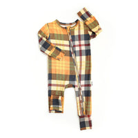 River Plaid Zip Romper Gigi and Max Baby & Toddler Clothing Lil Tulips