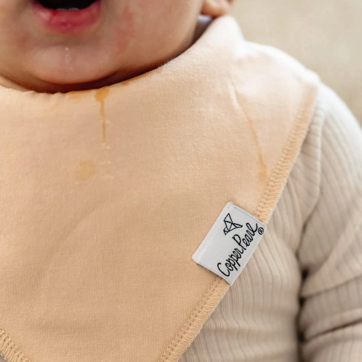 Ryder Bandana Bib Set Copper Pearl Lil Tulips