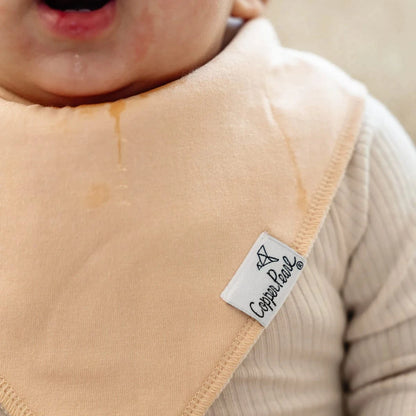 Ryder Bandana Bib Set Copper Pearl Lil Tulips