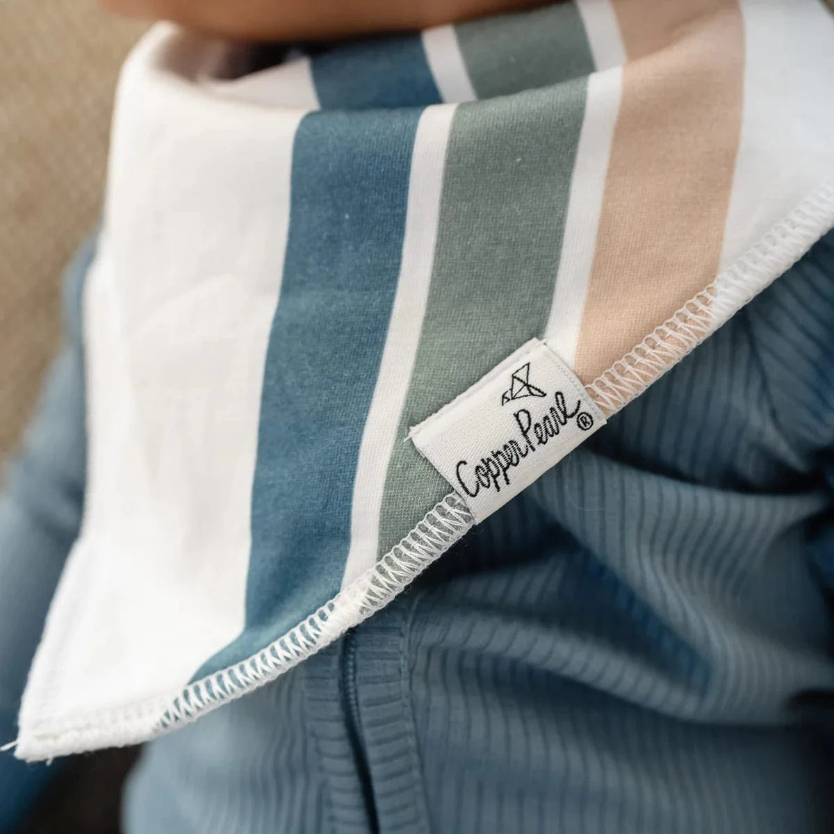 Ryder Bandana Bib Set Copper Pearl Lil Tulips