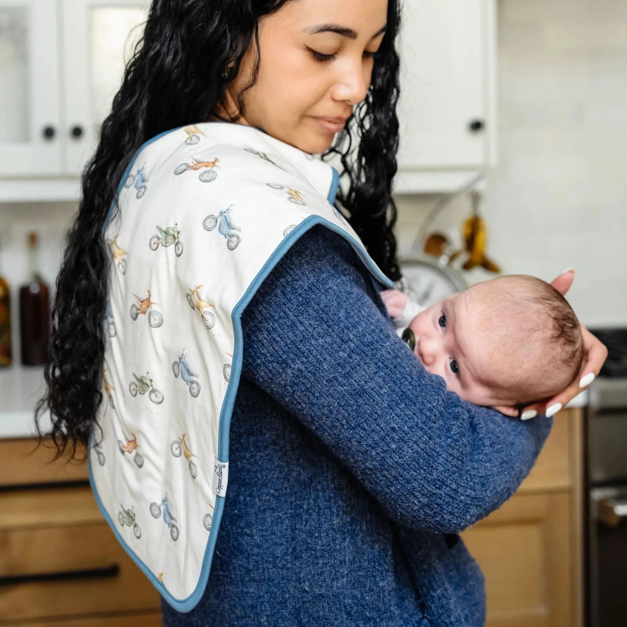 Ryder Burp Cloth Set Copper Pearl Lil Tulips