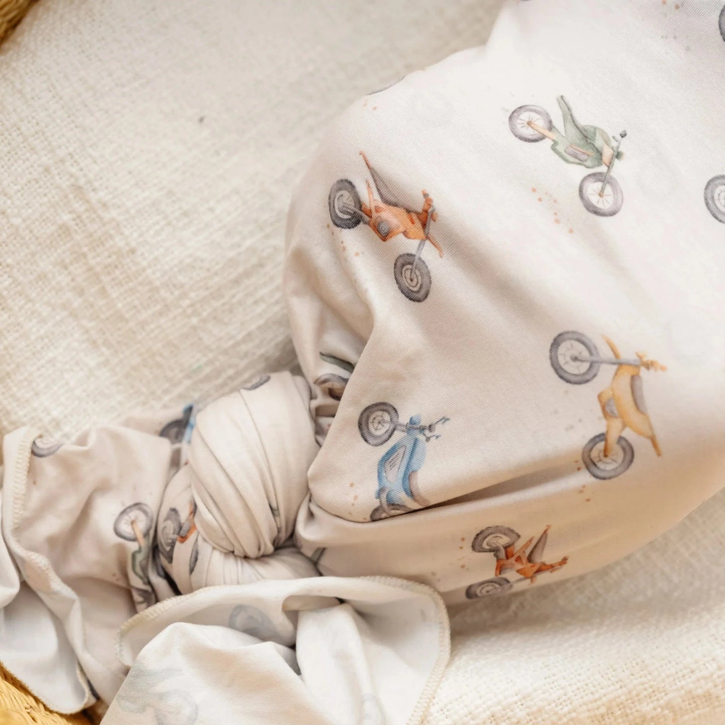 Ryder Knit Swaddle Blanket Copper Pearl Lil Tulips