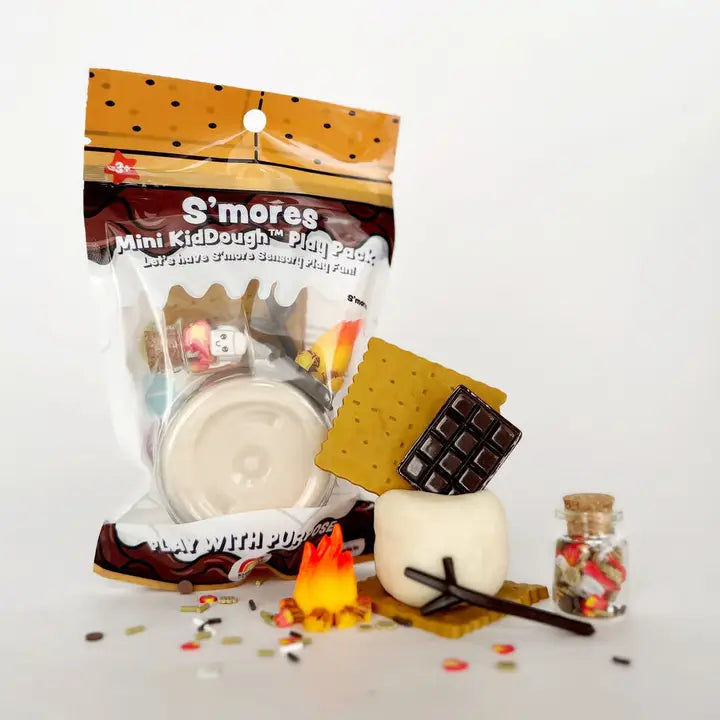 S'mores Mini Play Pack - 2 oz. Earth Grown KidDoughs Lil Tulips