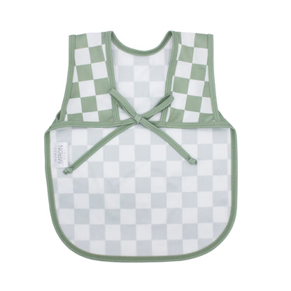 Sage Checkerboard Bapron BapronBaby Lil Tulips
