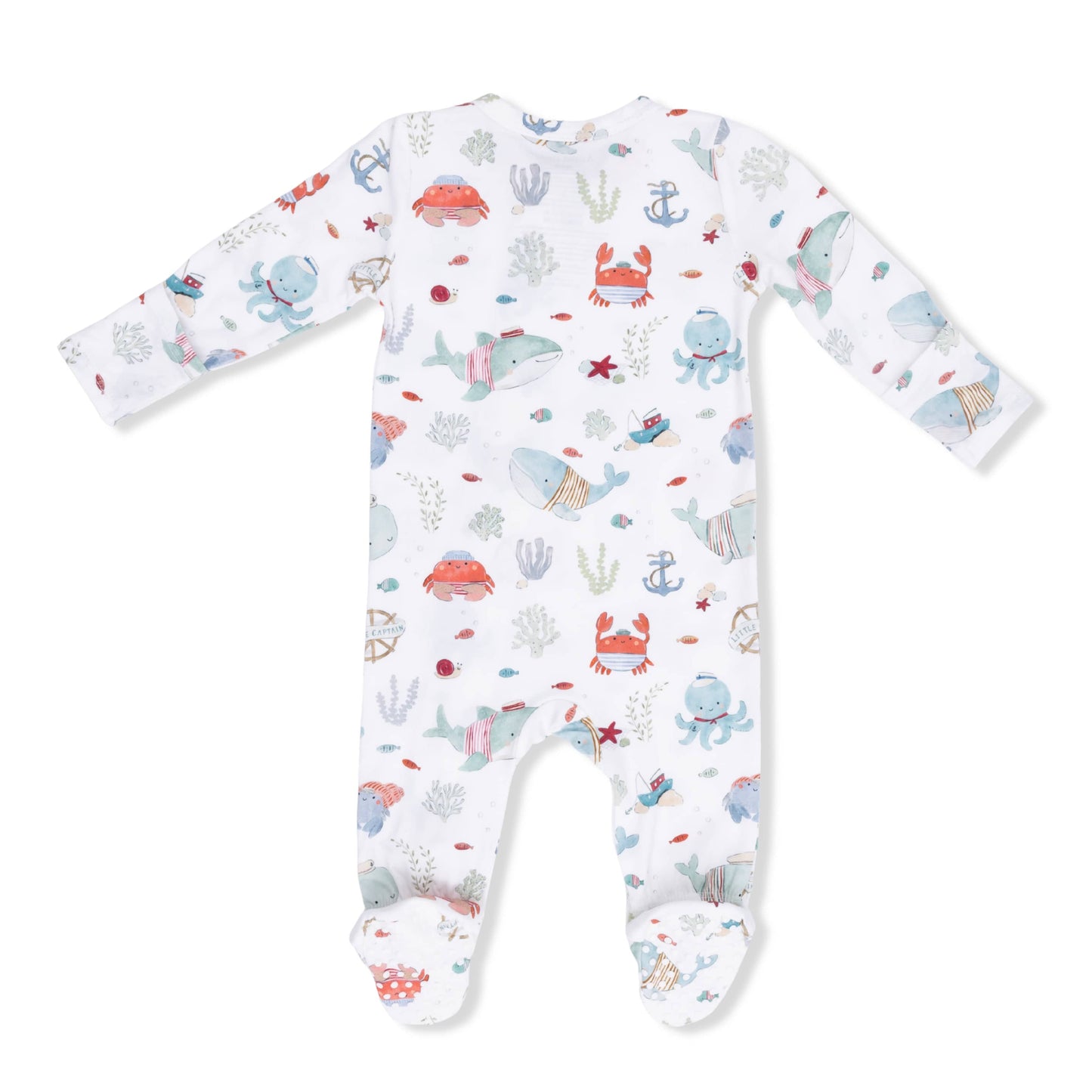 Sailor Sea Creatures - 2 Way Zipper Footie Angel Dear Lil Tulips