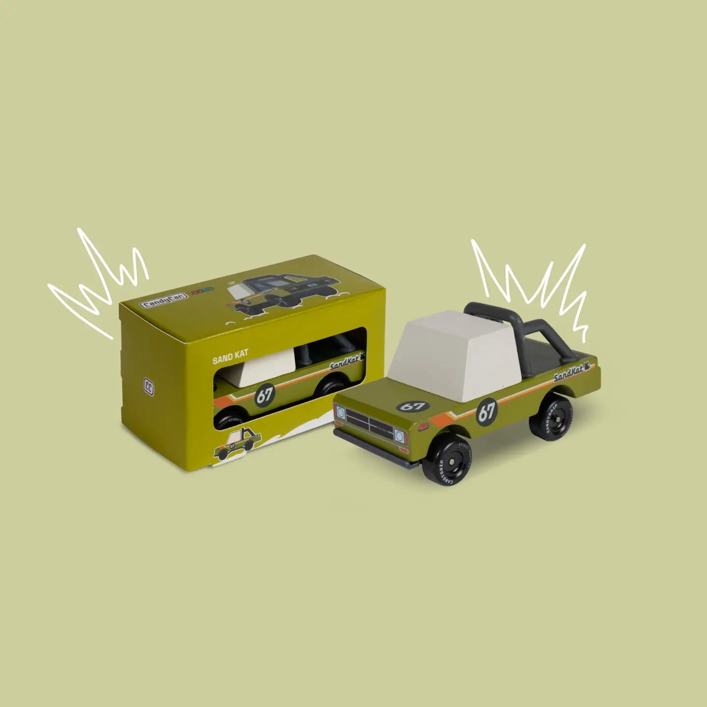 Sandkat Toons™ Car CandyLab Lil Tulips