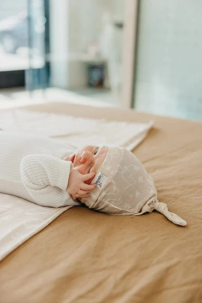 Sandy Top Knot Hat Copper Pearl Copper Pearl Lil Tulips