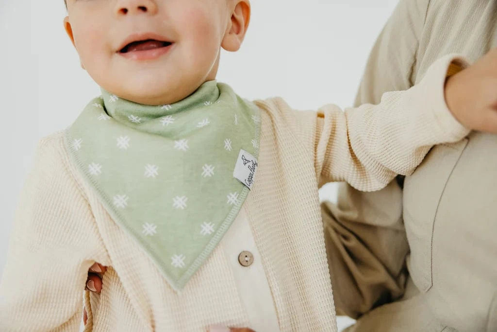 Santa Fe Baby Bandana Bibs Copper Pearl Lil Tulips
