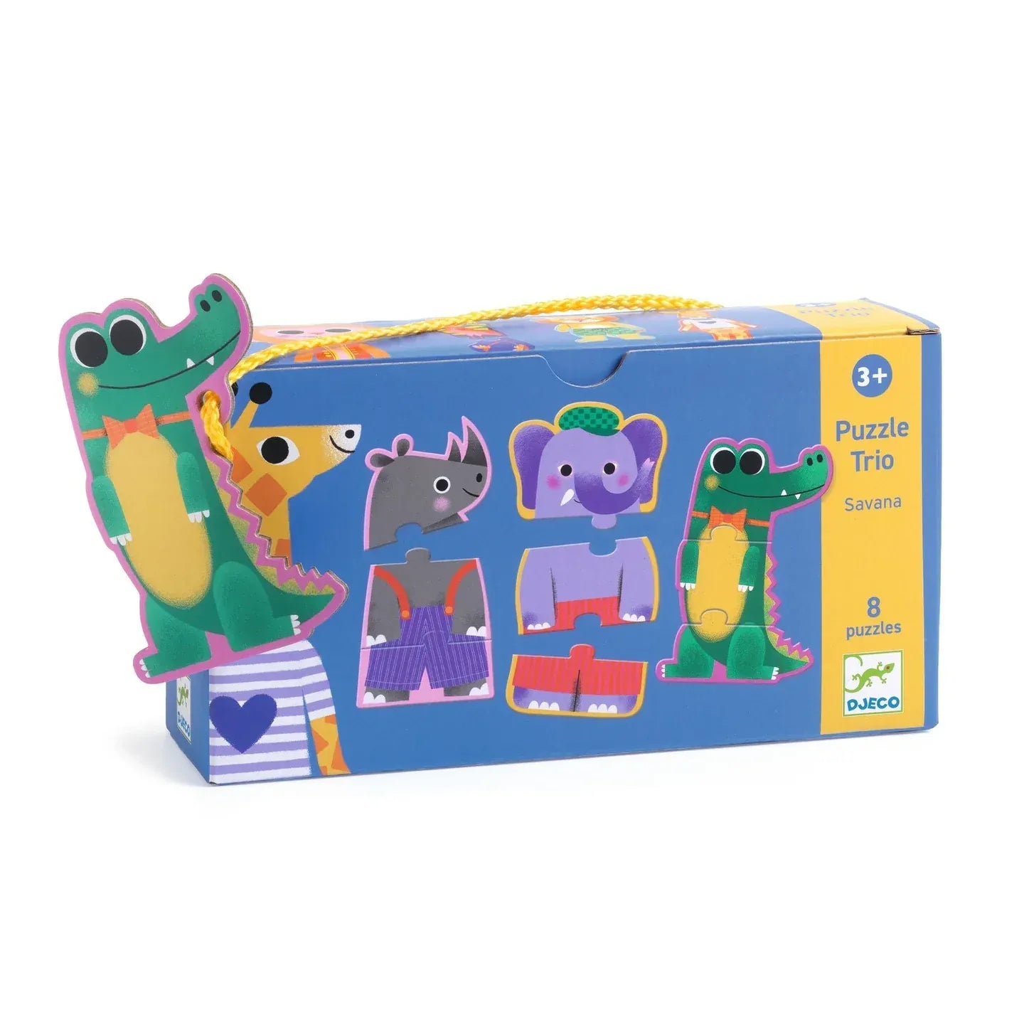 Savana Puzzle Trio Matching Activity Djeco Lil Tulips