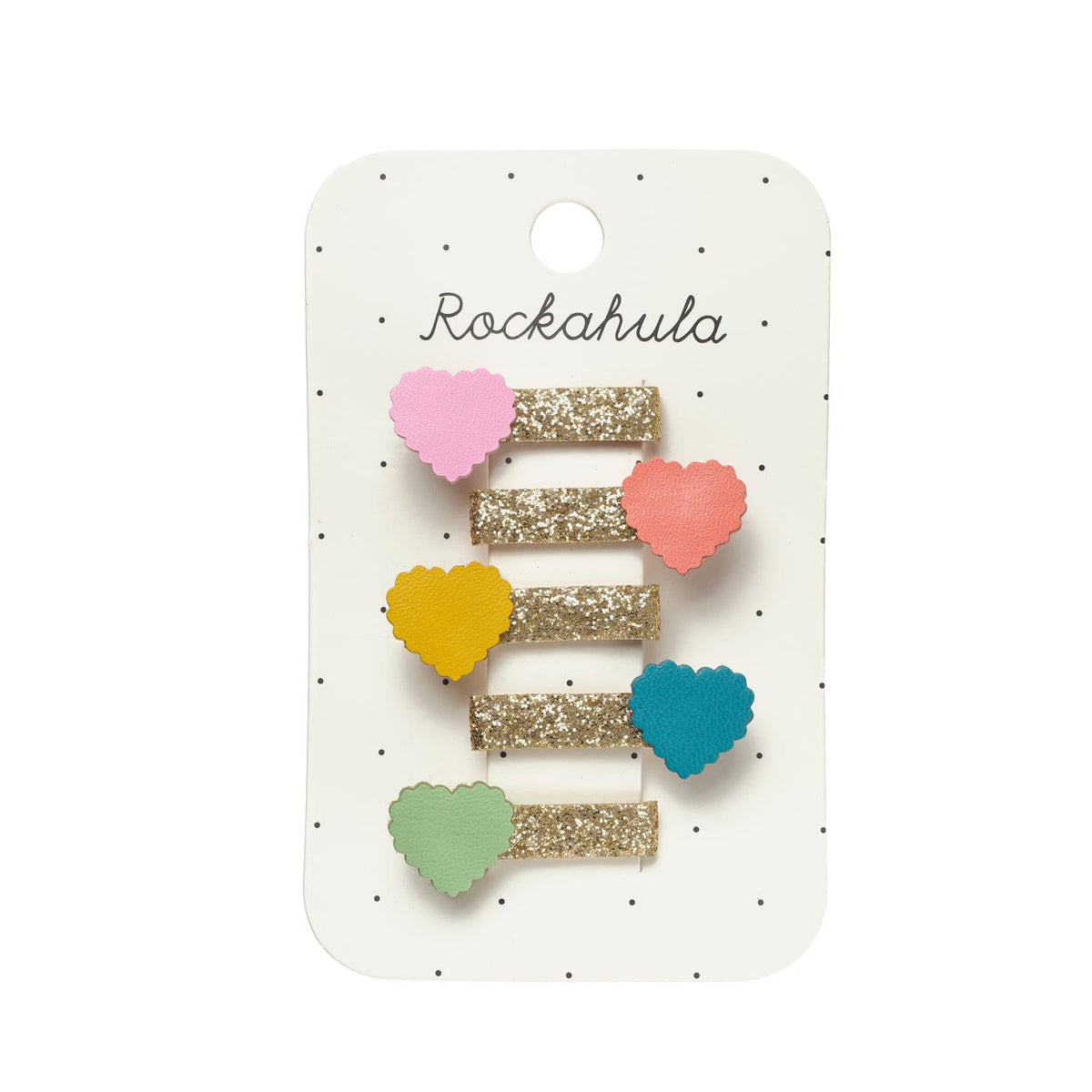 Scallop Heart Mini Clip Set Rockahula Kids Lil Tulips