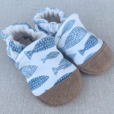 School "O Fish Organic Slippers Snow + Arrow Lil Tulips