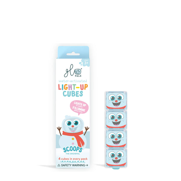 Scoops the Snow Pal Light-Up Cubes 4-Pack Glo Pals Lil Tulips