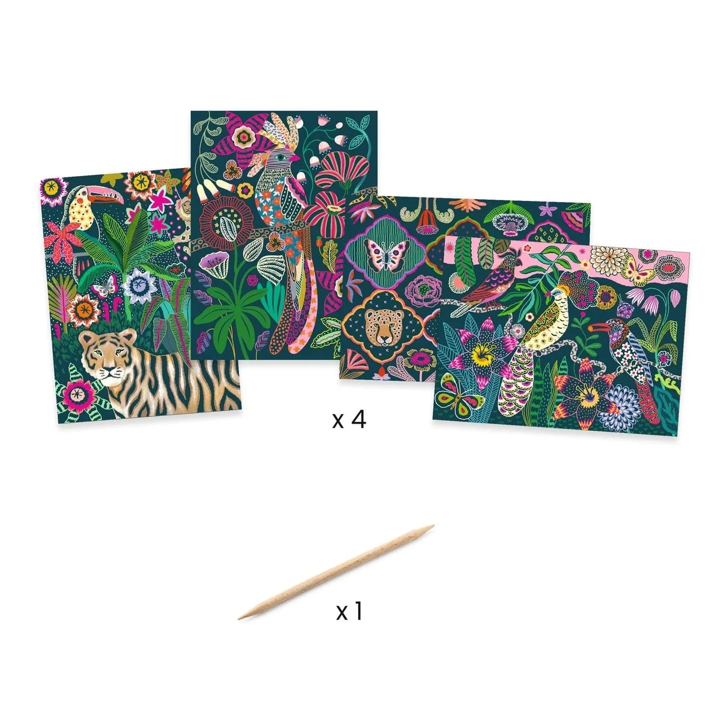 Scratch Card - Rococo Djeco Lil Tulips