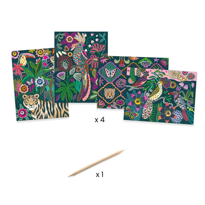 Scratch Card - Rococo Djeco Lil Tulips