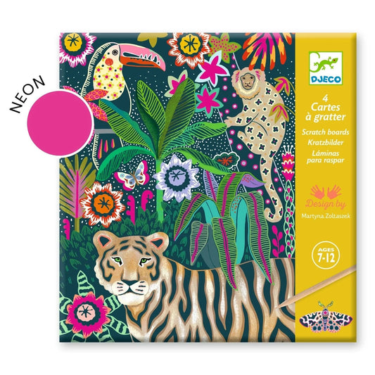 Scratch Card - Rococo Djeco Lil Tulips