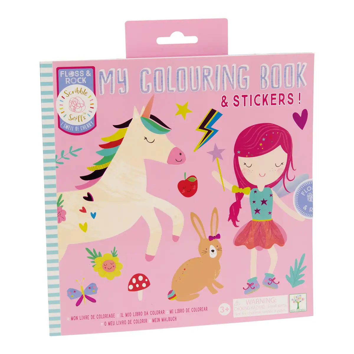 Scribble Sniffs Rainbow Fairy My Colouring Book Floss and Rock Lil Tulips