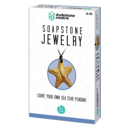 Sea Star Soapstone Pendant Jewelry Kit Carving & Whittling* Studiostone Creative Final Sale Lil Tulips