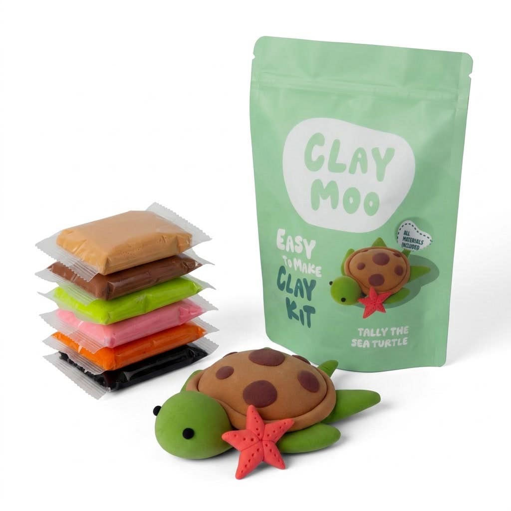 Sea Turtle Clay Crafting Kit Default Claymoo Lil Tulips