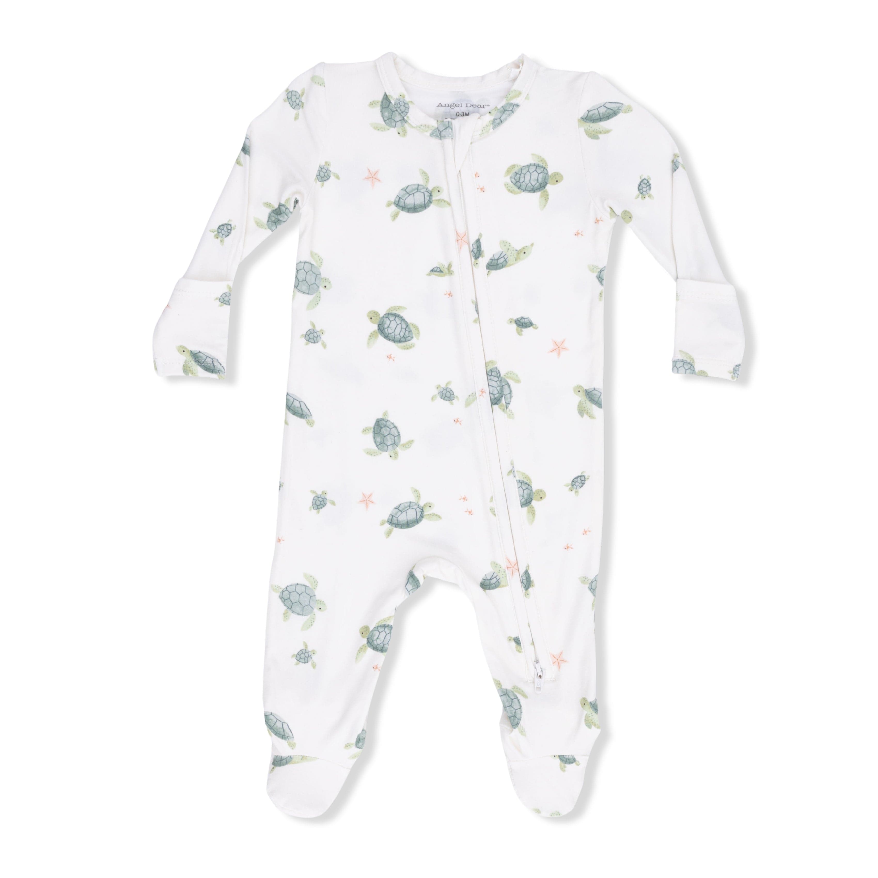 Sea Turtles - 2 Way Zipper Footie Angel Dear Lil Tulips