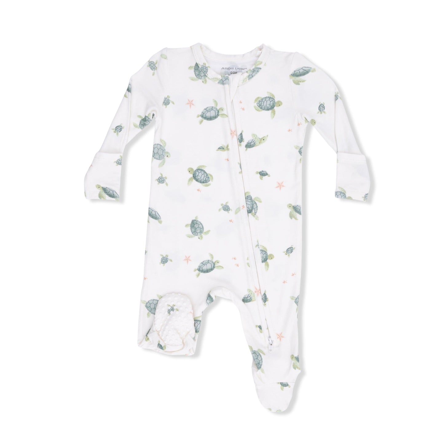 Sea Turtles - 2 Way Zipper Footie Angel Dear Lil Tulips