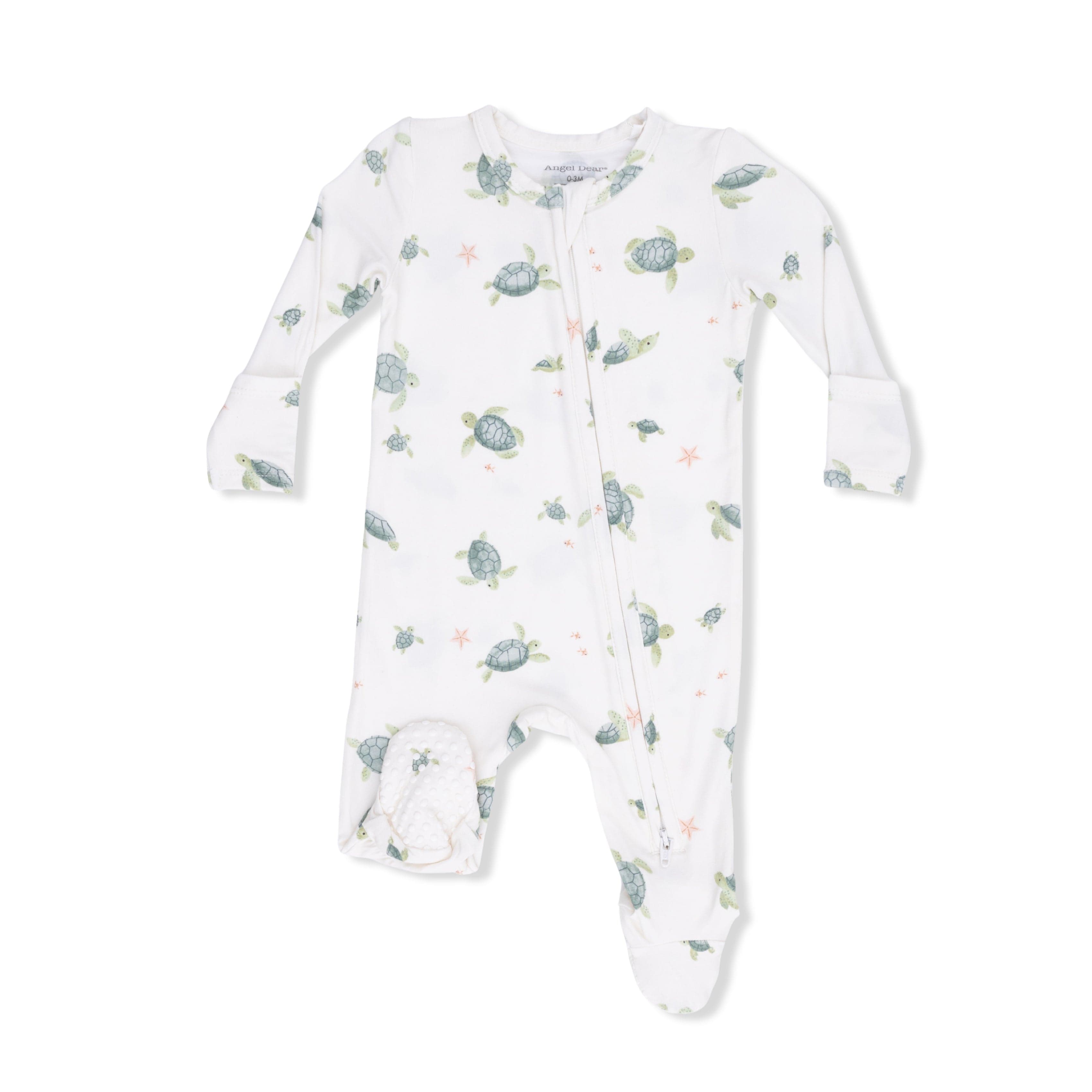 Sea Turtles - 2 Way Zipper Footie Angel Dear Lil Tulips