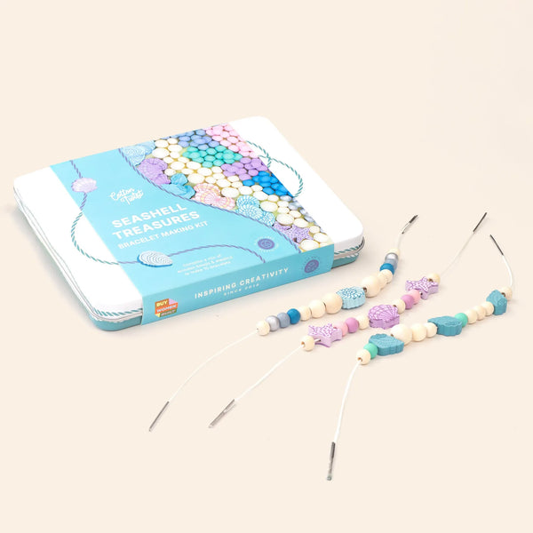 Seashell Treasures Bracelet Making Kit Cotton Twist Lil Tulips