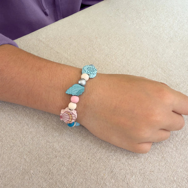 Seashell Treasures Bracelet Making Kit Cotton Twist Lil Tulips