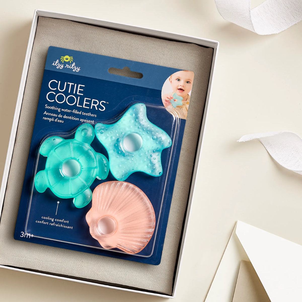 Seaside Coolers™ Water Filled Teethers (3-pack) Itzy Ritzy Lil Tulips
