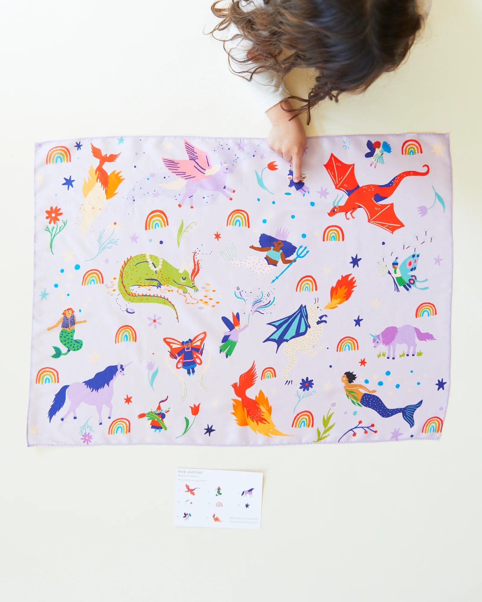Seek & Find Magical Creatures Playsilk Sarah's Silks Lil Tulips