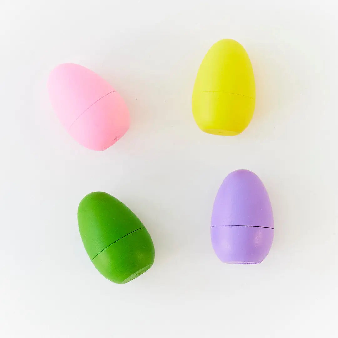 Set of 4 Pastel Eggs Sarah's Silks Lil Tulips