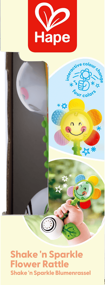 Shake 'n Sparkle Flower Rattle Hape Lil Tulips
