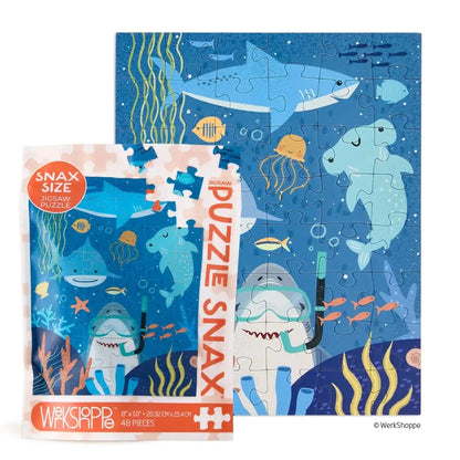 Shark Tank 48 Piece Puzzle Snax WerkShoppe Lil Tulips