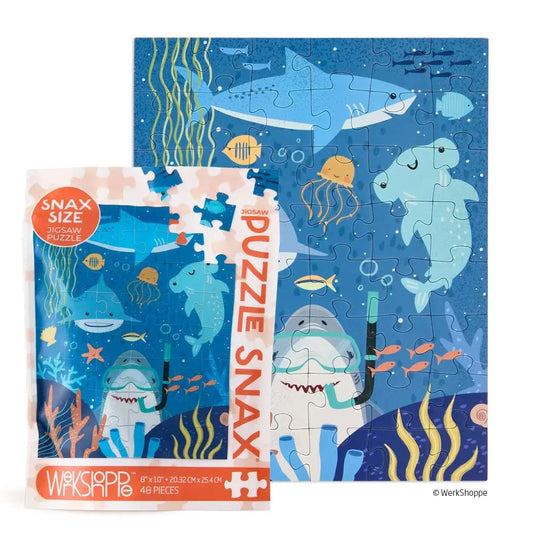 Shark Tank 48 Piece Puzzle Snax WerkShoppe Lil Tulips