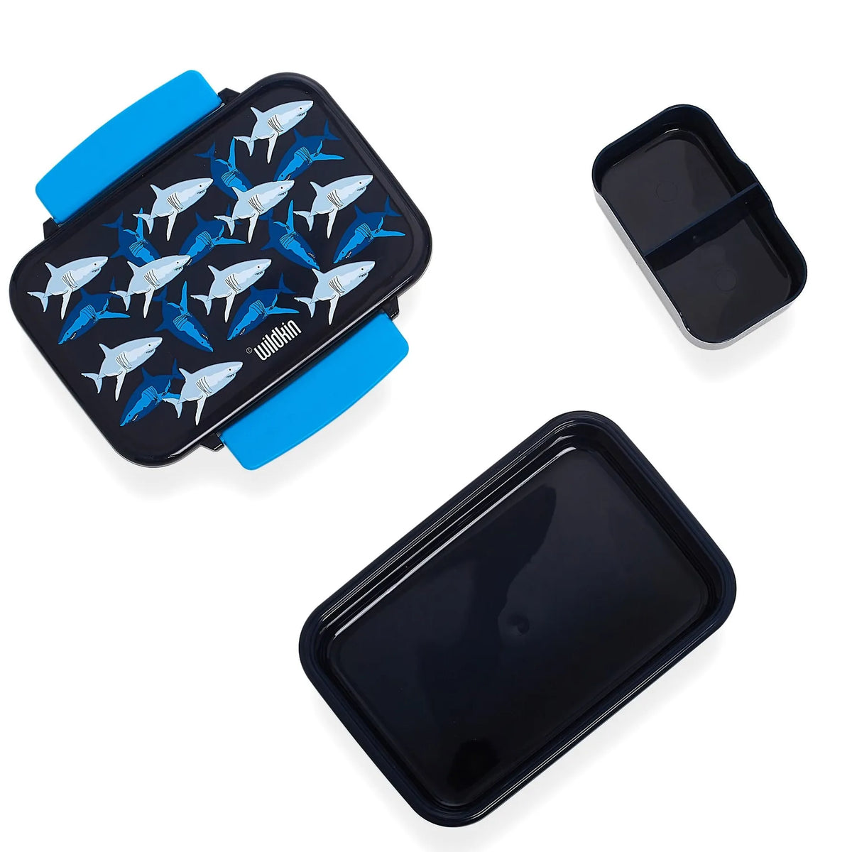 Sharks Reusable Food Container Bento Box Wildkin Lil Tulips