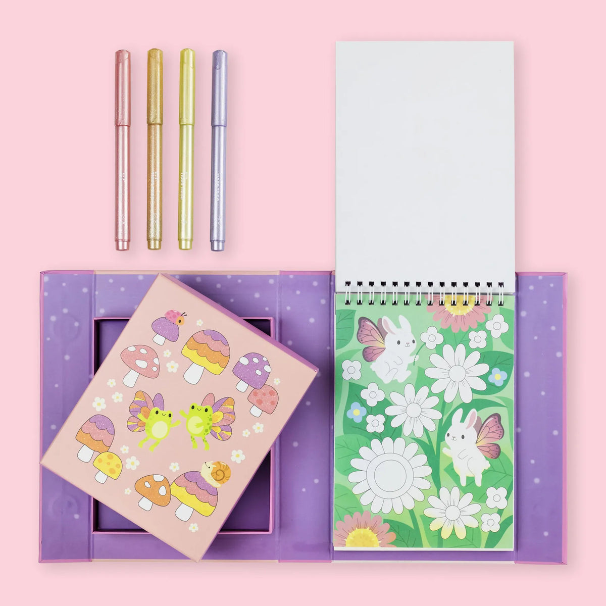 Shimmer Coloring Set - Little Fairy Land Tiger Tribe Lil Tulips