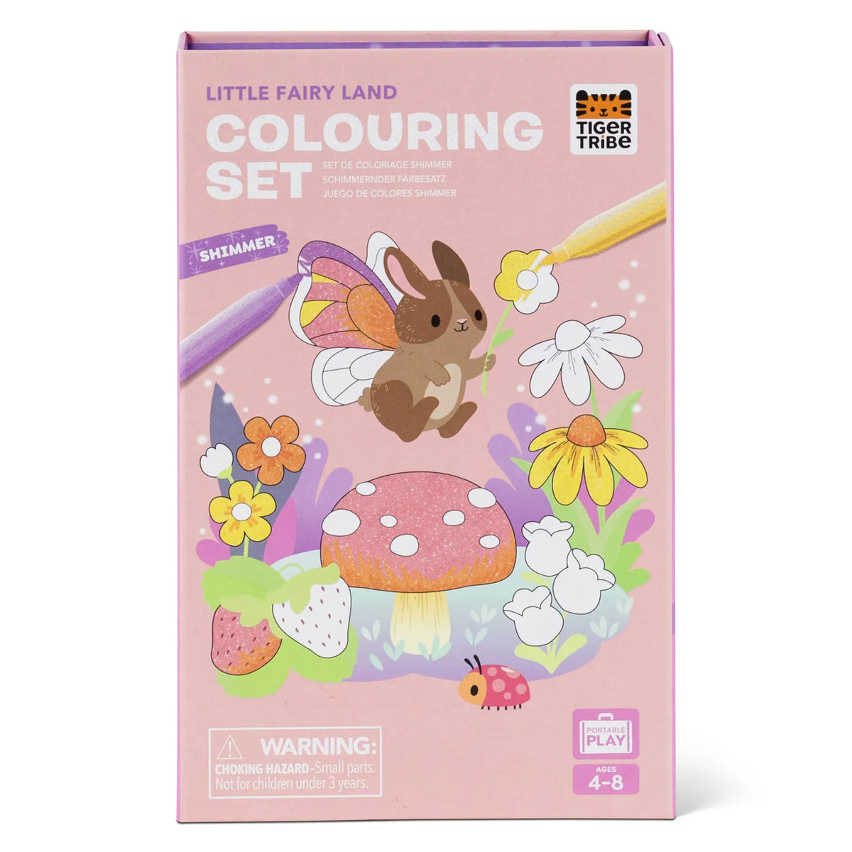 Shimmer Coloring Set - Little Fairy Land Tiger Tribe Lil Tulips