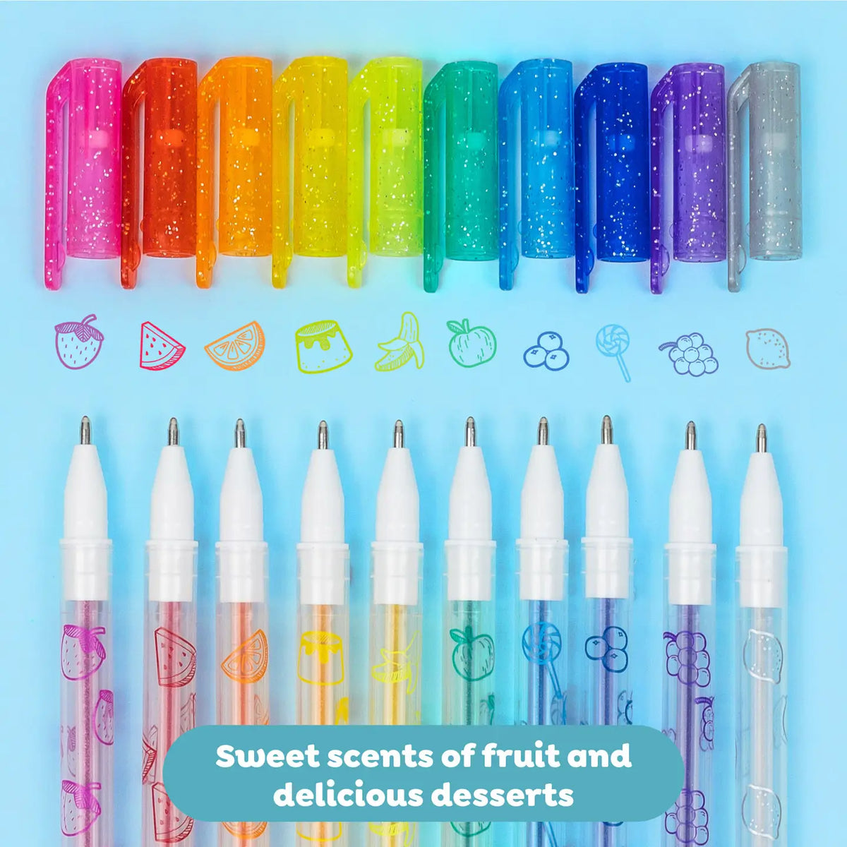 Shimmer Scented Gel Pens Tiger Tribe Lil Tulips