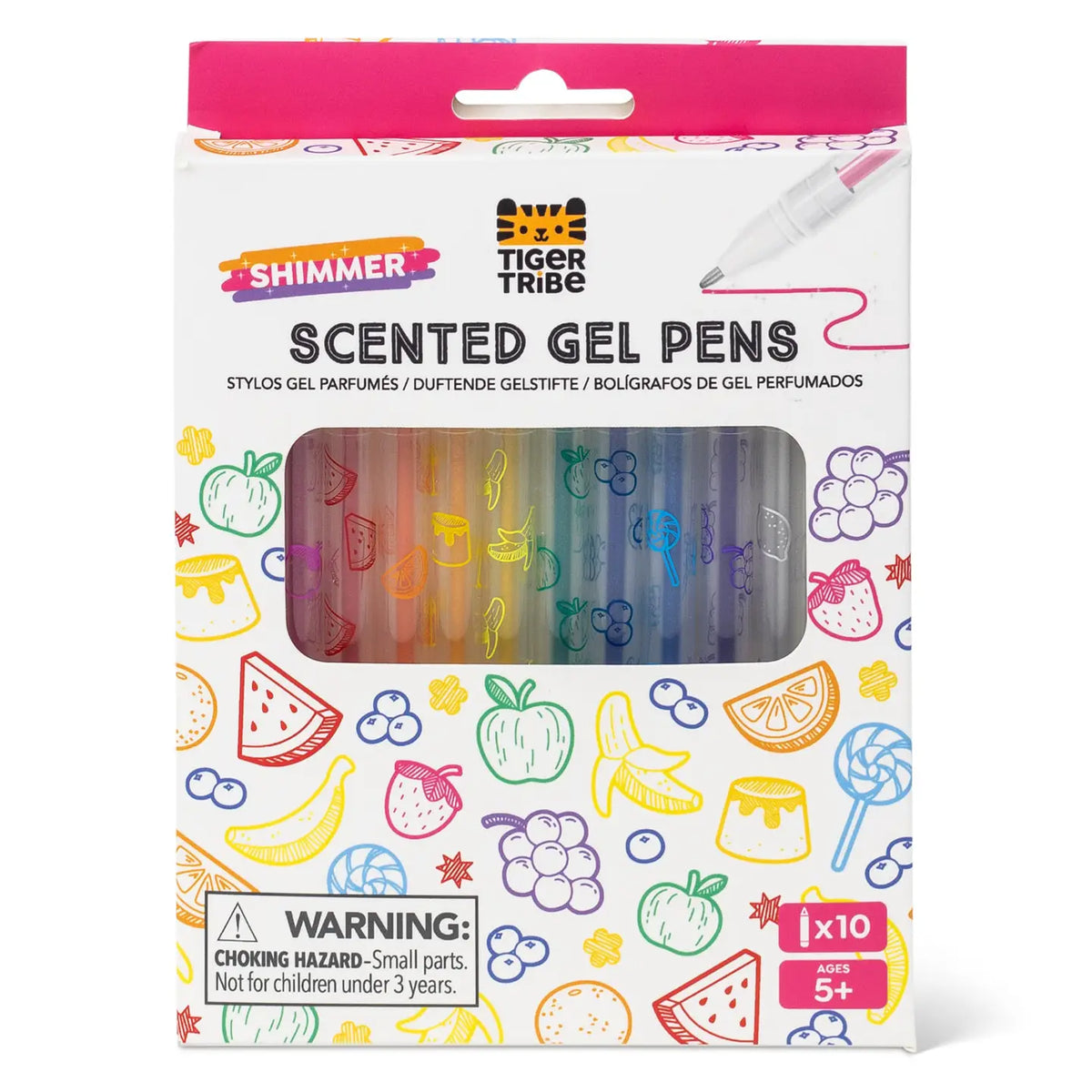 Shimmer Scented Gel Pens Tiger Tribe Lil Tulips