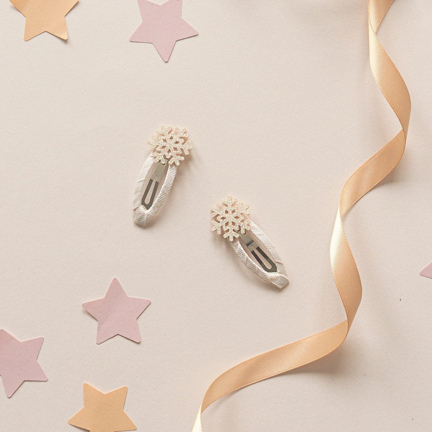 Shimmer Snowflake Hair Clips Rockahula Kids Lil Tulips