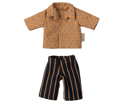 Shirt and striped pants, Dad mouse Maileg Lil Tulips